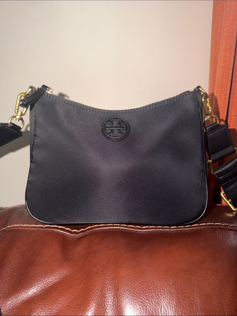 ‼️Tory Burch Black Nylon Crossbody Bag - Picture 3 of 12